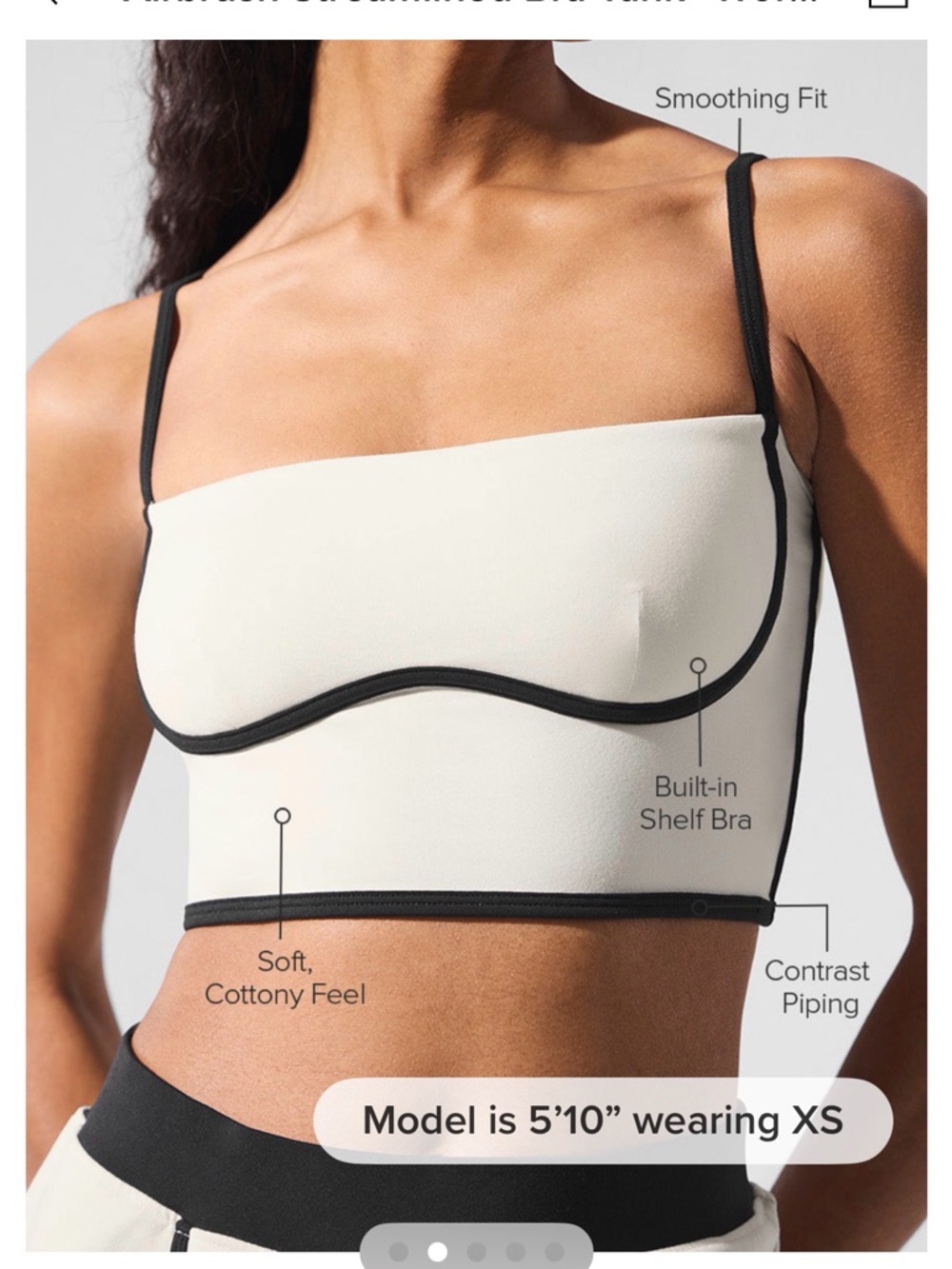 ALO Airbrushed Streamlined Bra